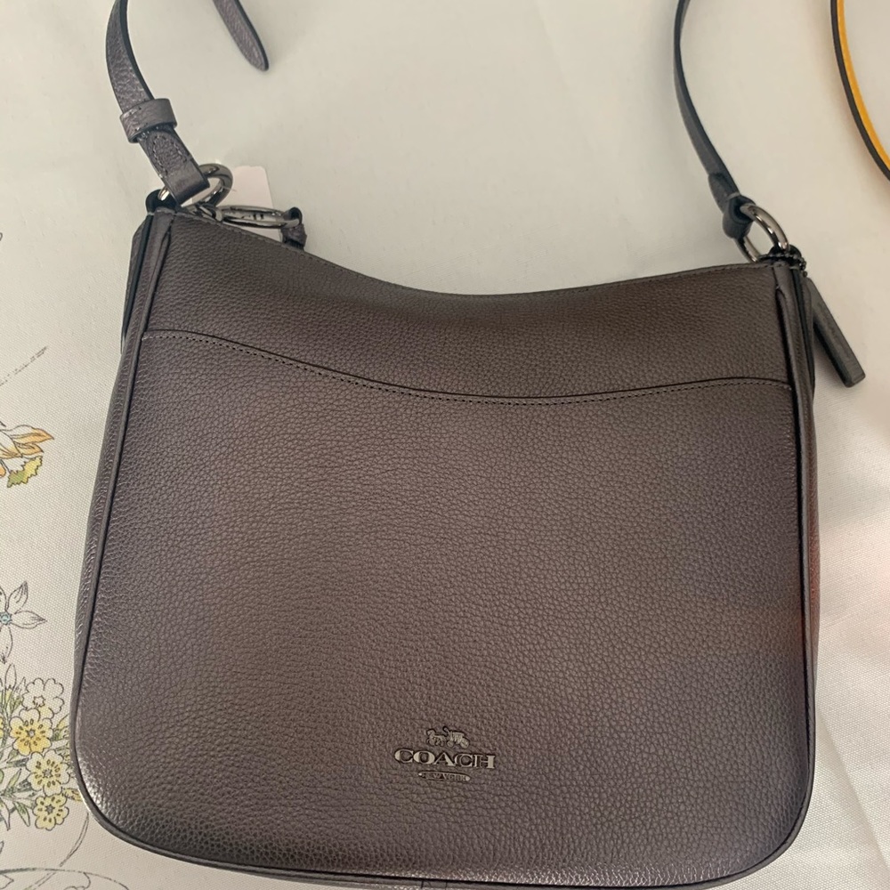 NWT Coach Leather Bag Gray